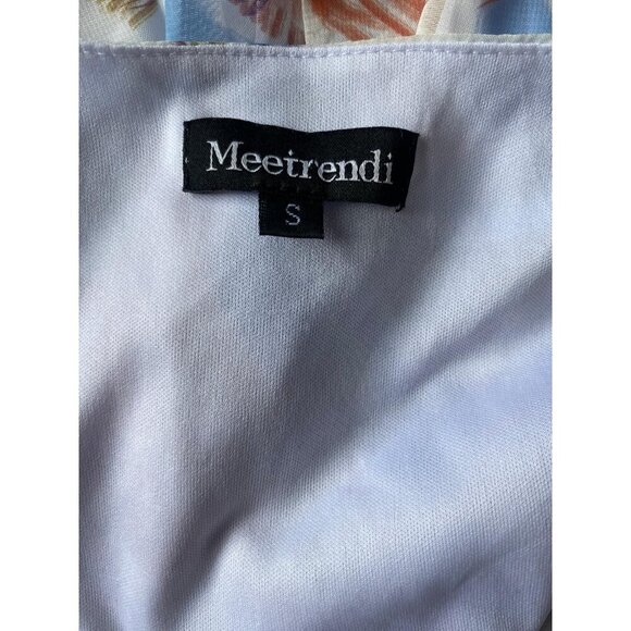 MEETRENDI, Dress with printed design, short sleeves, polyester for women, size S - Picture 4 of 7